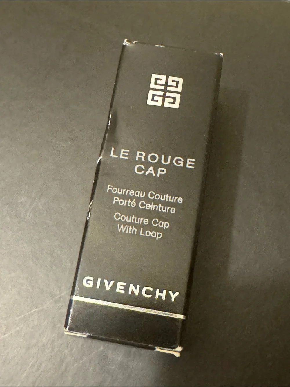 BNIB Givenchy Le Rouge Couture Cap With Loop #62 Porté Ceinture Pink Leather